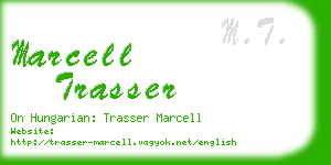marcell trasser business card